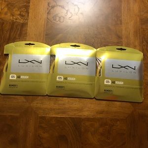 Luxilon Tennis Strings! NEVER USED!